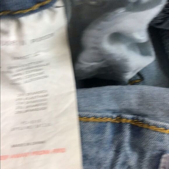 LIQUOR N POKER Blue Nevada With Blk/Wht Side Stripes Stonewashed Overalls Unisex - Picture 13 of 13